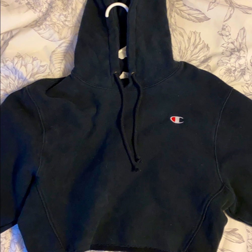 Urban Outfitters Champion Cropped Hoodie